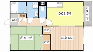 ウインビューB棟の物件間取画像